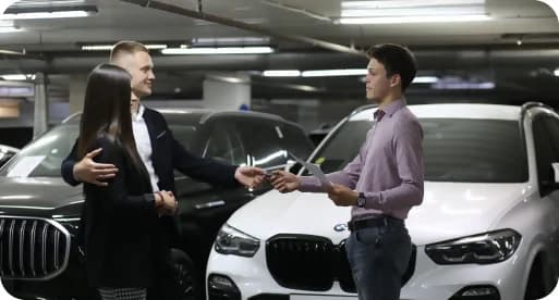 Вручение авто